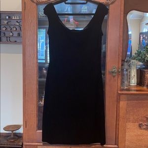VINTAGE 90’s Velvet Little Black Dress by GUESS